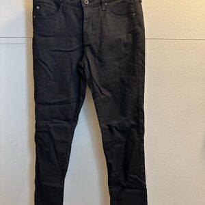AG Adriano Goldschmied Prima Cigarette Leg Women's Black Skinny Jeans size 29